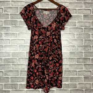 Idyllwind Rust Orange Floral Romper Western Concert Cowgirl Miranda Lambert Sz s